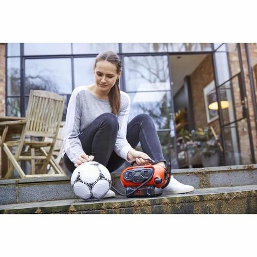Luftkompressor Black & Decker BDCINF18N-QS 12 V 36 W 1 Dele
