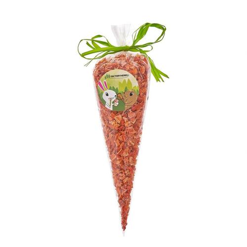 Kaninfoder Factoryherbs Carrot cubes Chinchilla Marsvin Hamster Rotte Mus Gnavere Fugle 100 g