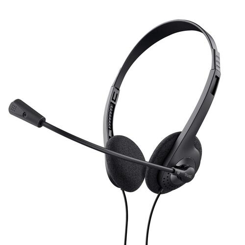 Trust Primo headset med mikrofon 21665 – sort