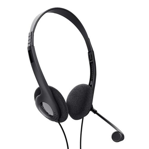 Trust Primo headset med mikrofon 21665 – sort