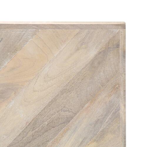 Sofabord 110 x 110 x 36 cm massivt mangotræ