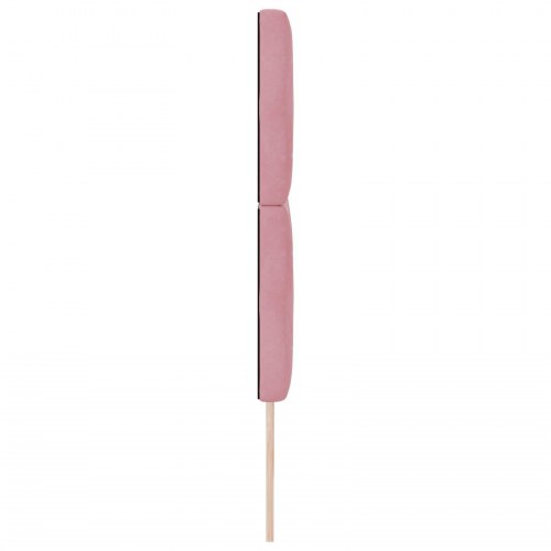 Sengegavl Krystalknap Tuftet Pink 180 cm Fløjl
