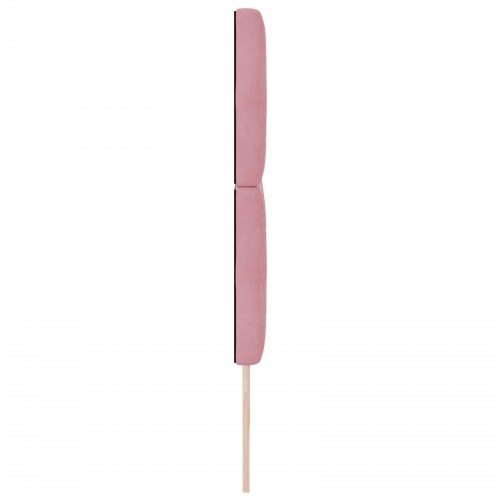 Sengegavl Krystalknap Tuftet Pink 200 cm Fløjl