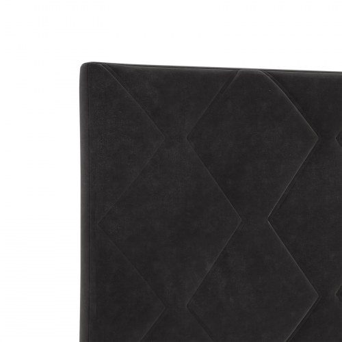 Sengegavl Diamantblok Design Sort 100 cm Velvet, Sengegavl Diamantblok Design Sort 200 cm Velvet