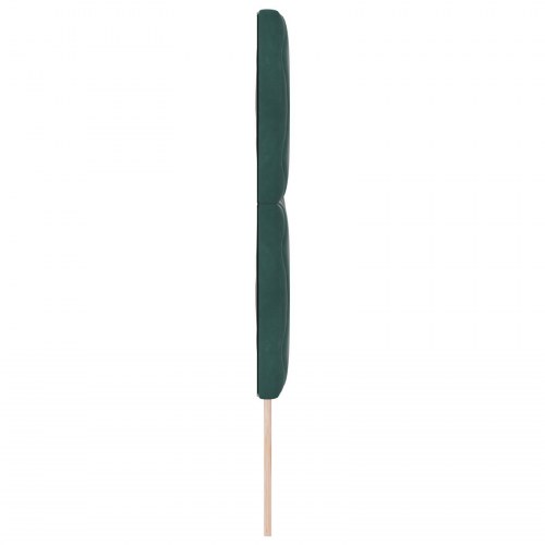 Sengegavl Diamantblok Design Mørkegrøn 140 cm Fløjl