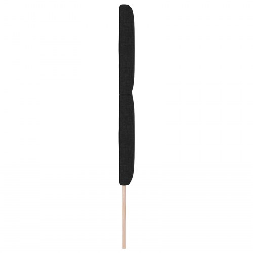 Sengegavl Diamantblok Design Sort 160 cm Stof