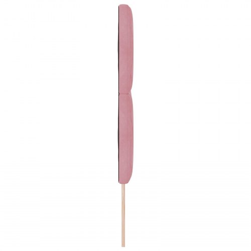 Pink Diamantblok design sengegavl 160 cm Velour