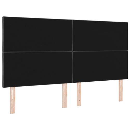 Sengegavl Diamantblokdesign Mørk Grå 180 cm Stof