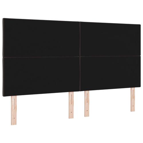 Sengegavl diamantblok design mørkebrun 180 cm stof