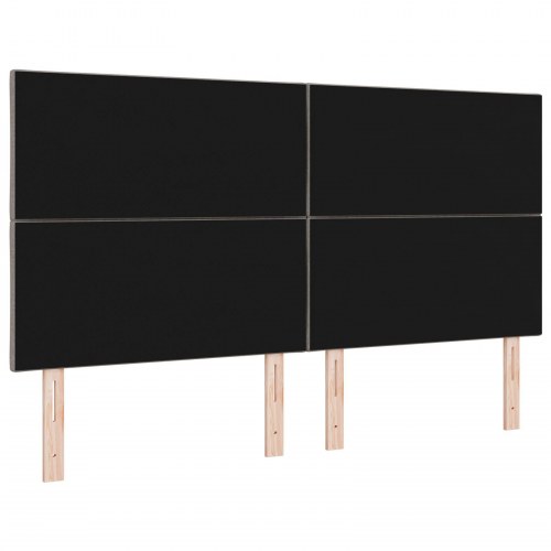 Sengegavl Geometriske Blokke Design Taupe 180 cm Stof