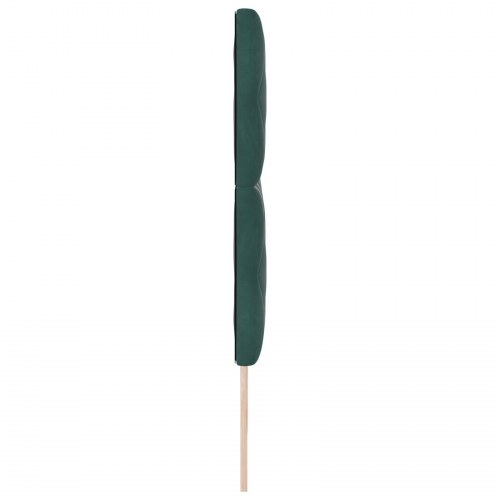 Sengegavl Diamantblok Design Mørkegrøn 180 cm Fløjl