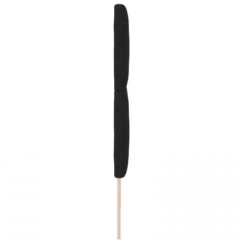 Sengegavl Diamantblok Design Sort 200 cm Stof