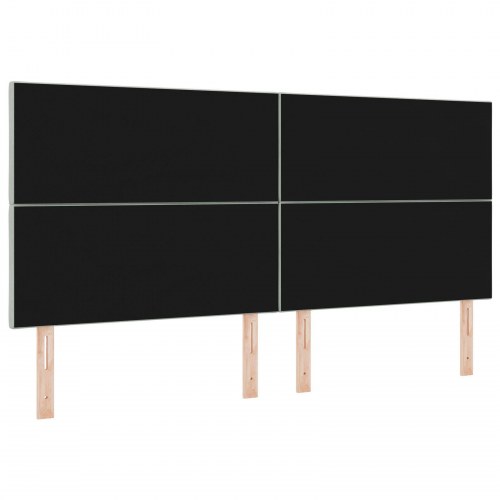 Sengegavl Diamantblok Design Lysegrå 200 cm Fløjl