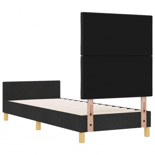 Sengestel Sort 80x200 cm Stof