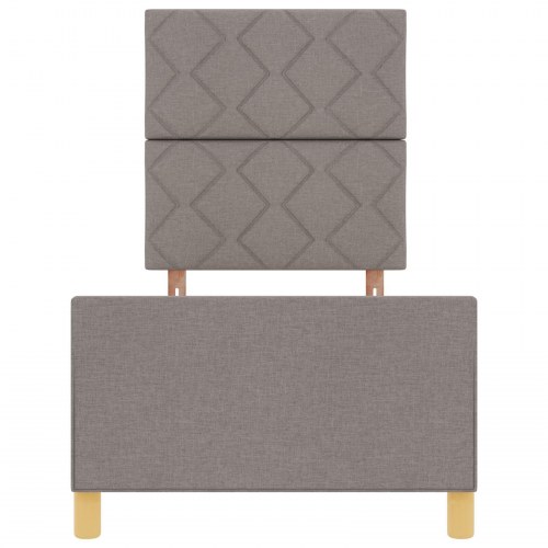 Sengestel Taupe 80x200 cm Stof