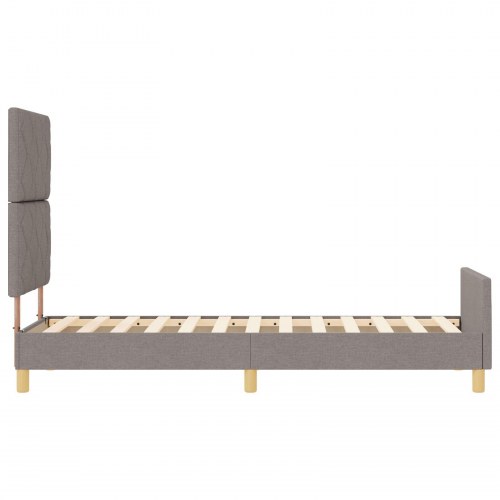 Sengestel Taupe 80x200 cm Stof
