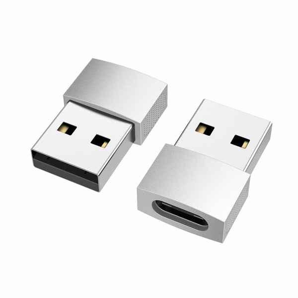 Micro USB til USB-C Adapter (2 uds) (OUTLET A+)