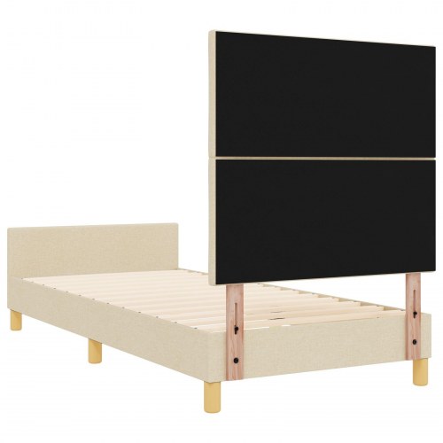 Sengebund Creme 90x200 cm Stof