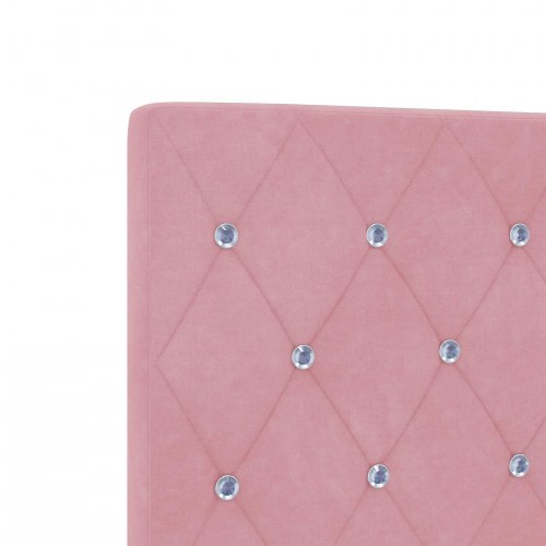 Sengestel Pink 80x200 cm Fløjlsblød