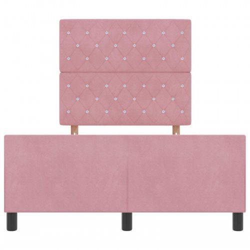 Sengestel Pink 120x190 cm Fløjl