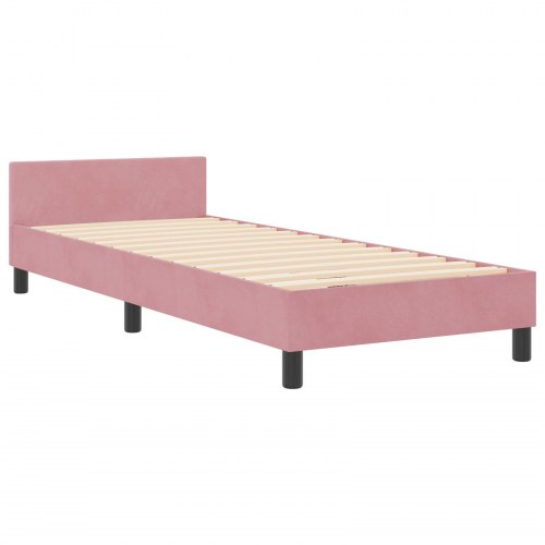 Sengestel Pink 80x200 cm Fløjl