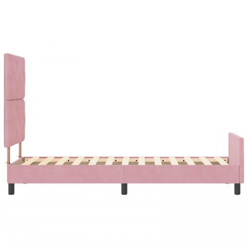 Sengestel Pink 80x200 cm Fløjl