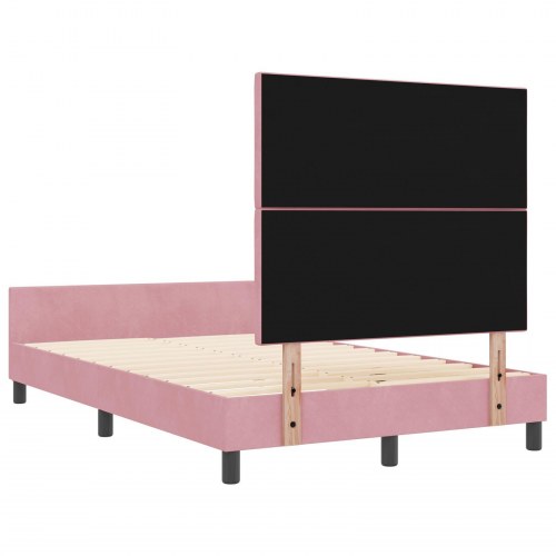 Sengestel Pink 120x200 cm Fløjl