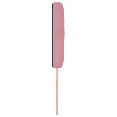 Hovedgavl Crystal Button Tuftet Pink 140 cm Velour