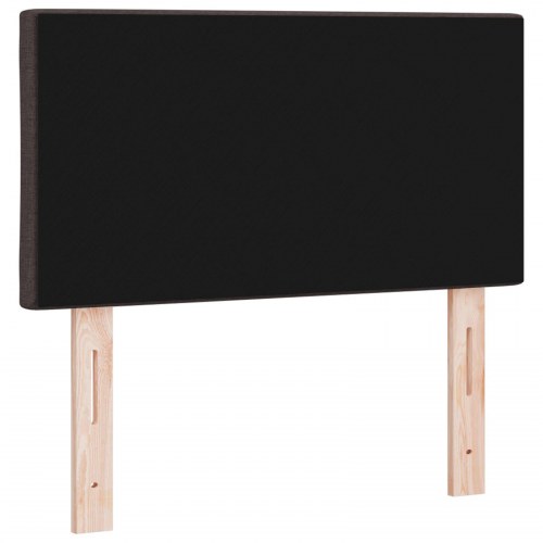 Sengegavl Diamantblokke Design Mørkebrun 80 cm Stof