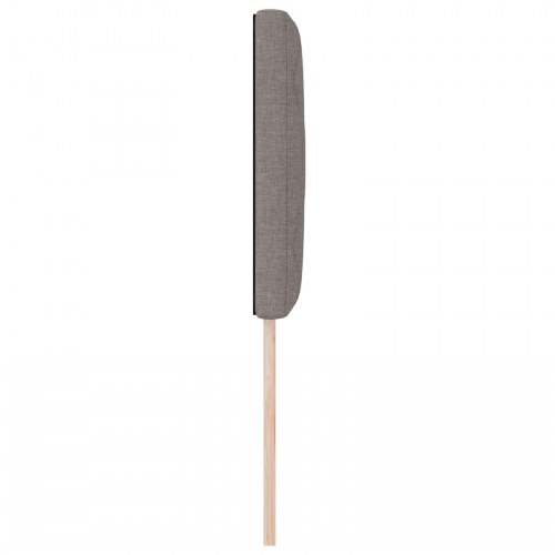 Hovedgærde Design med Diamantblokke Taupe 80 cm Stof