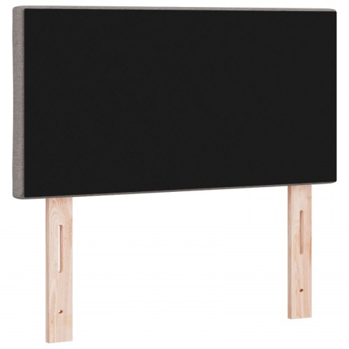 Hovedgærde Design med Diamantblokke Taupe 80 cm Stof