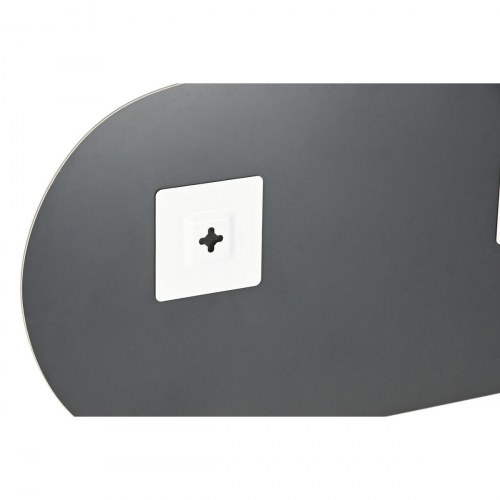 Vægspejl - sølvfarvet sky, 60 × 2 × 40 cm