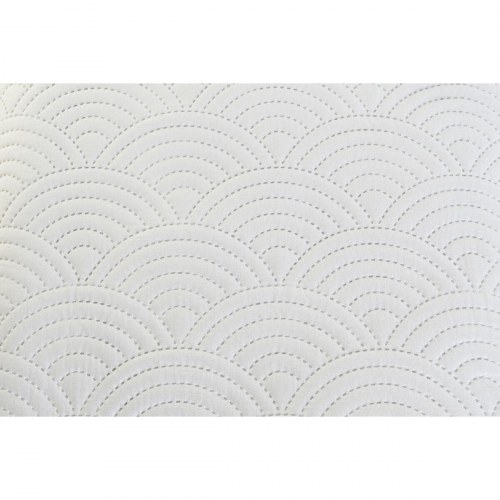 Sengetæppe i polyester - hvid, 270 x 270 cm (Seng 180)