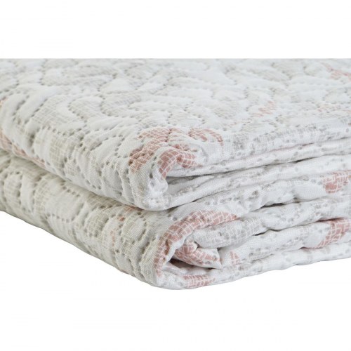Sengetæppe i polyester - brun/beige 180 × 260 cm (Seng 90/105)