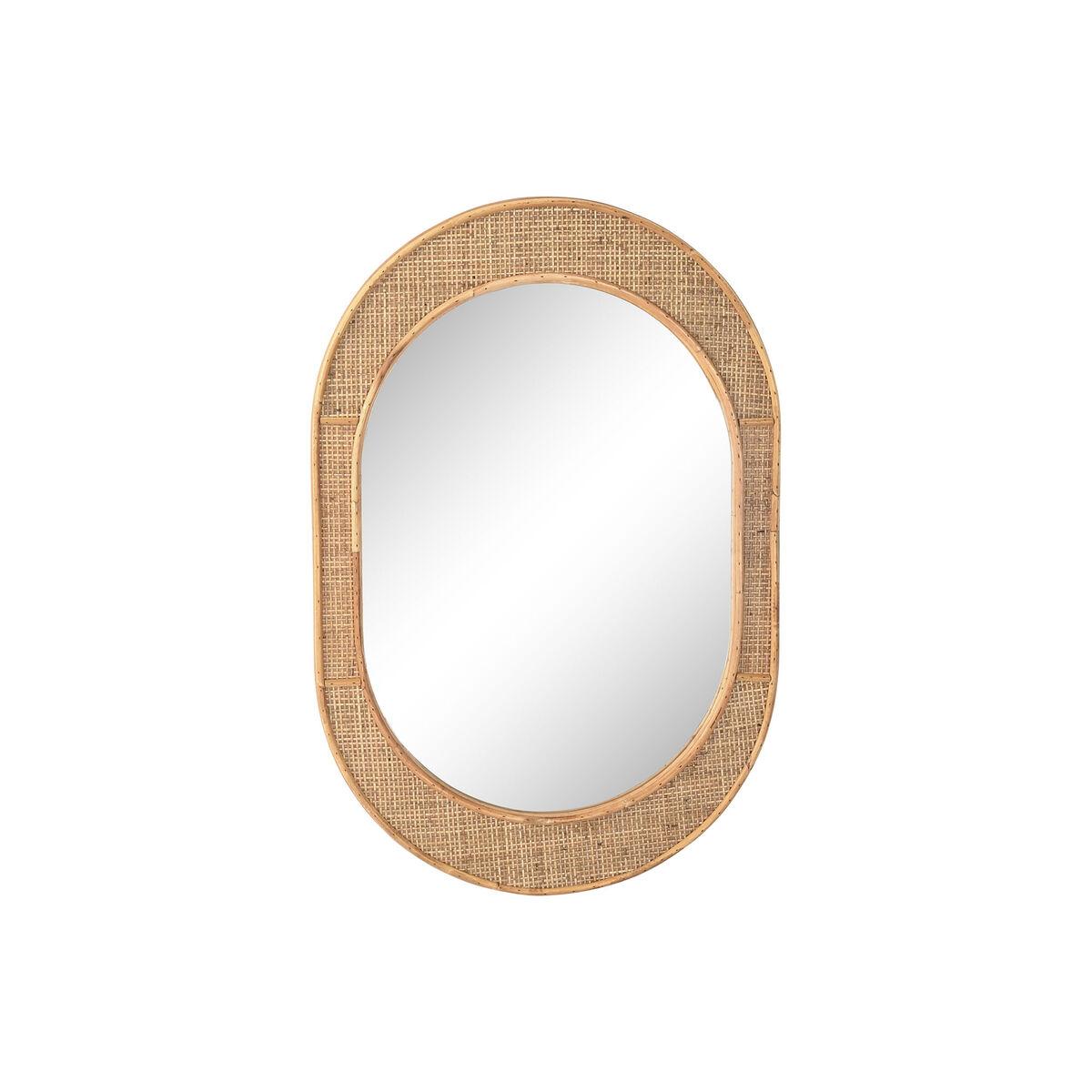 Vægspejl Home ESPRIT Natur Scandi 51,5 x 2 x 77 cm