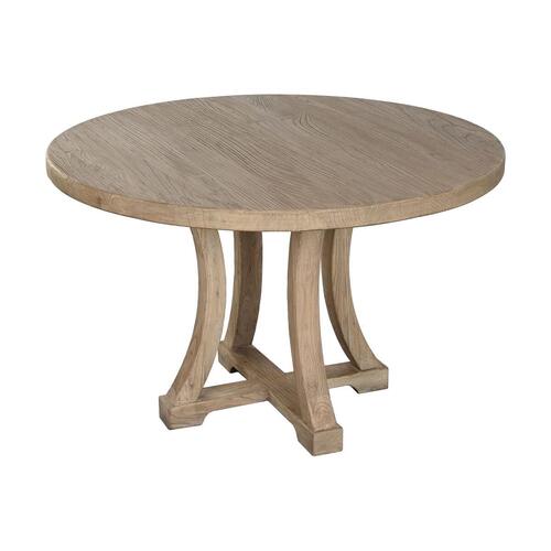 Spisebord Home ESPRIT Natur Elmetræ 120 x 120 x 76 cm