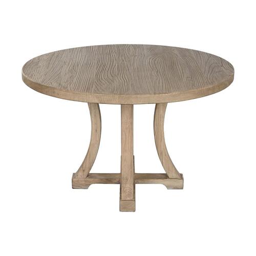 Spisebord Home ESPRIT Natur Elmetræ 120 x 120 x 76 cm