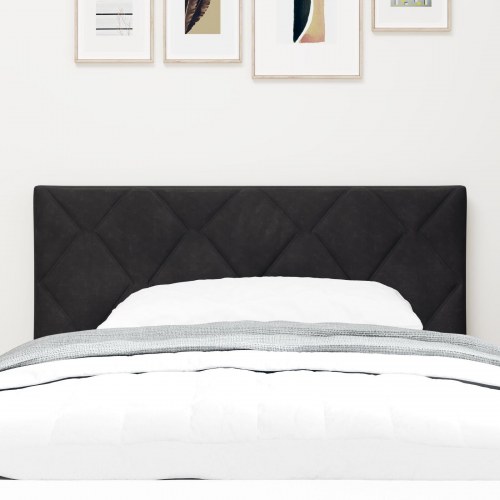 Hovedgærdet Diamantblokke Design Sort 90 cm Velvet