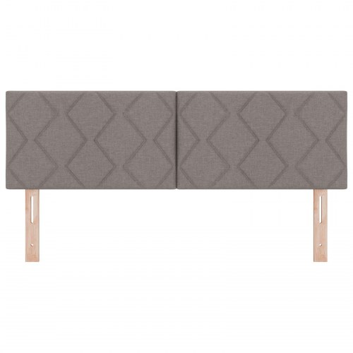 Hovedgærde Diamantblokke Design Taupe 140 cm Stof