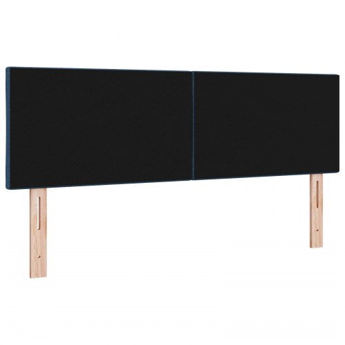 Sengegavl Diamantblokke Design Blå 140 cm Stof