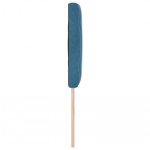 Sengegavl Diamantblok Design Mørk Blå 140 cm Fløjl