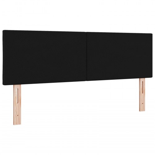 Sengegavl Diamant Blok Design Sort 160 cm Stof
