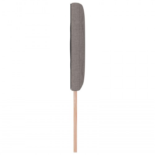 Sengegavl Diamantblok Design Taupe 160 cm Stof