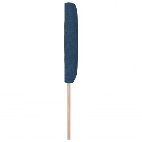 Sengegavl Diamantblok Design Blå 160 cm Stof