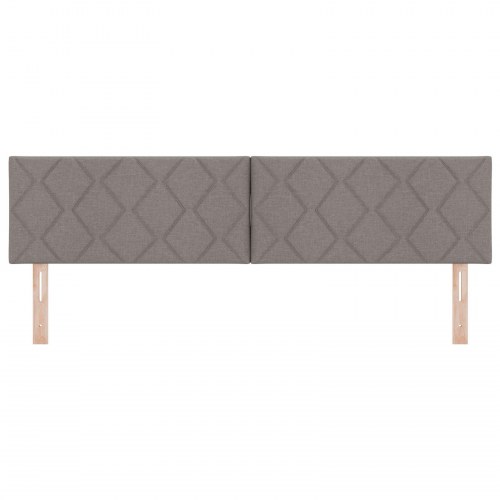 Hovedgærde Diamantblokke Design Taupe 180 cm Stof