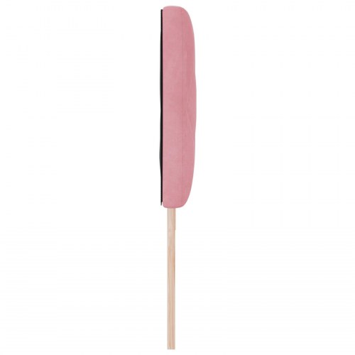 Senggavl Diamantblokke Design Pink 180 cm Fløjl
