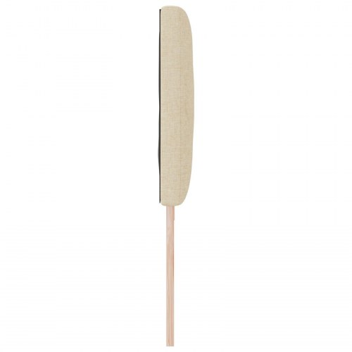 Sengegavl Diamant Blok Design Creme 200 cm Stof