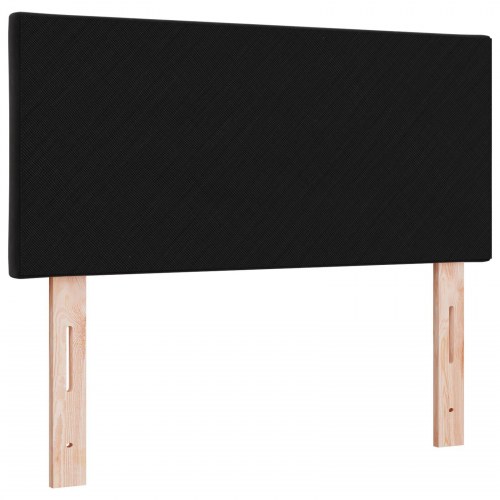 Hovedgærde Diamantblokke Design Sort 100 cm Velour