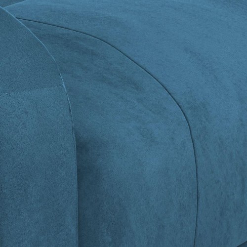 Lænestol velour blå