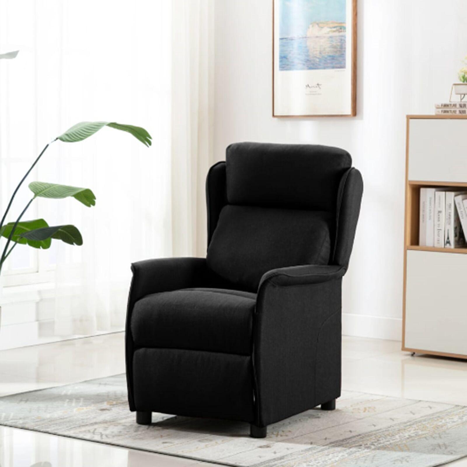 Møbler Sort Polyester Standard Rektangulær Moderne Ergonomisk